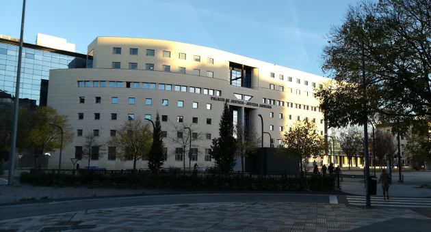 El Palacio de Justicia de Pamplona en una imagen de archivo El Palacio de Justicia de Pamplona en una imagen de archivo