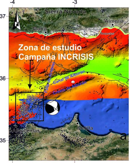 Mapa del Mar de Alborán Mapa del Mar de Alborán