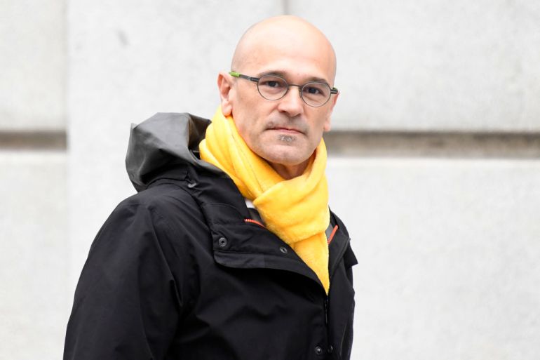 Raül Romeva, llegando al Supremo el 23 de marzo de 2018. Ahora está prisión preventiva en la cárcel de Lledoners (Barcelona). Raül Romeva, llegando al Supremo el 23 de marzo de 2018. Ahora está prisión preventiva en la cárcel de Lledoners (Barcelona).