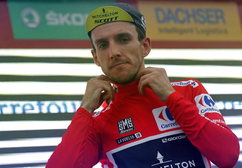 Simon Yates, en el podio de la Vuelta Simon Yates, en el podio de la Vuelta