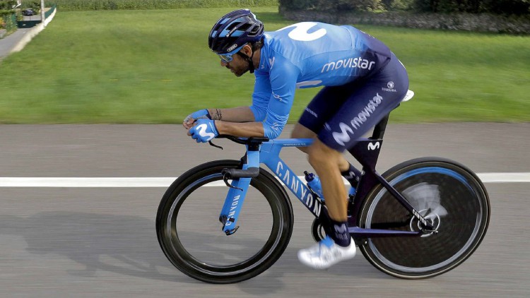 Alejandro Valverde: Con el viento de cara he sufrido