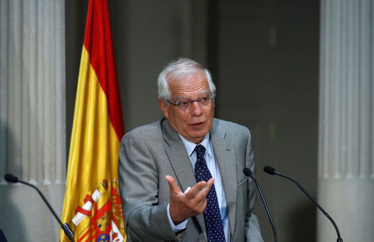 El ministro de Asuntos Exteriores, Josep Borrell. El ministro de Asuntos Exteriores, Josep Borrell.