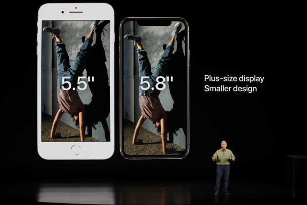 Schiller compara el iPhone XS con el 8 Plus. Schiller compara el iPhone XS con el 8 Plus.