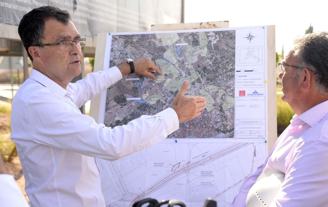 Empiezan las obras para acabar con las inundaciones de Espinardo y El Puntal Empiezan las obras para acabar con las inundaciones de Espinardo y El Puntal