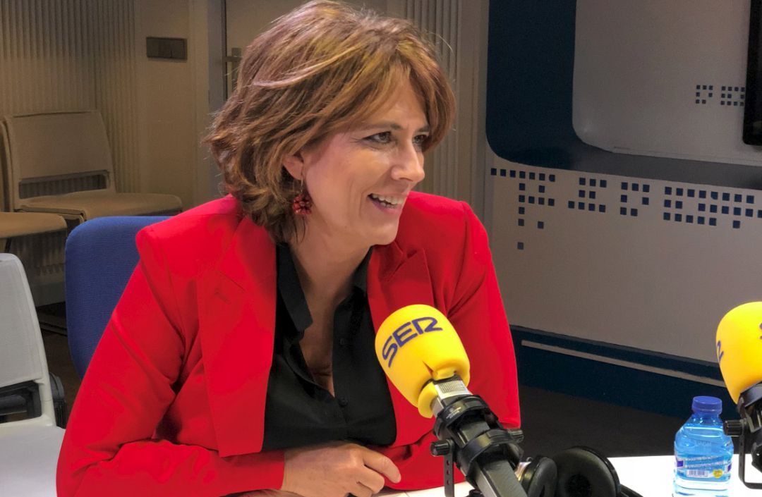 La ministra de Justicia, Dolores Delgado, durante la conversación con James Rhodes en 'A vivir...' La ministra de Justicia, Dolores Delgado, durante la conversación con James Rhodes en 'A vivir...'