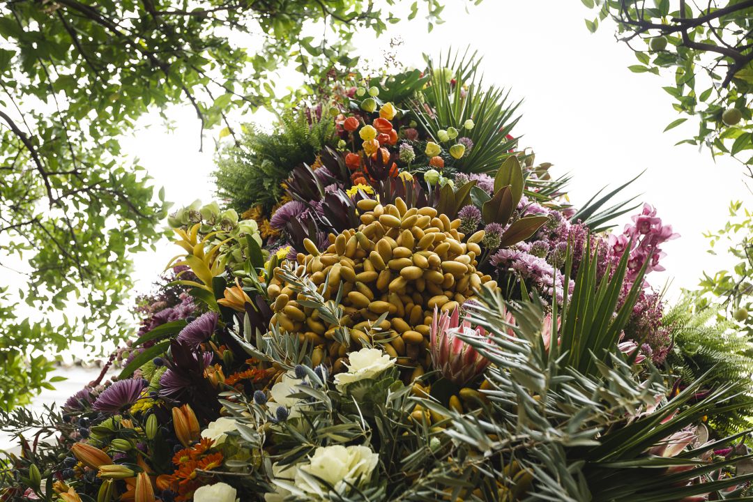 Detalle de una de las intervenciones de la edición de Flora 2017 Detalle de una de las intervenciones de la edición de Flora 2017