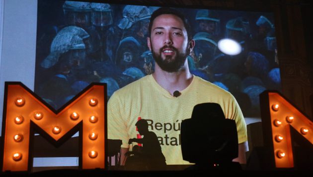 El vídeo de Valtònyc que s'ha projectat a la Festa de la Llibertat El vídeo de Valtònyc que s'ha projectat a la Festa de la Llibertat
