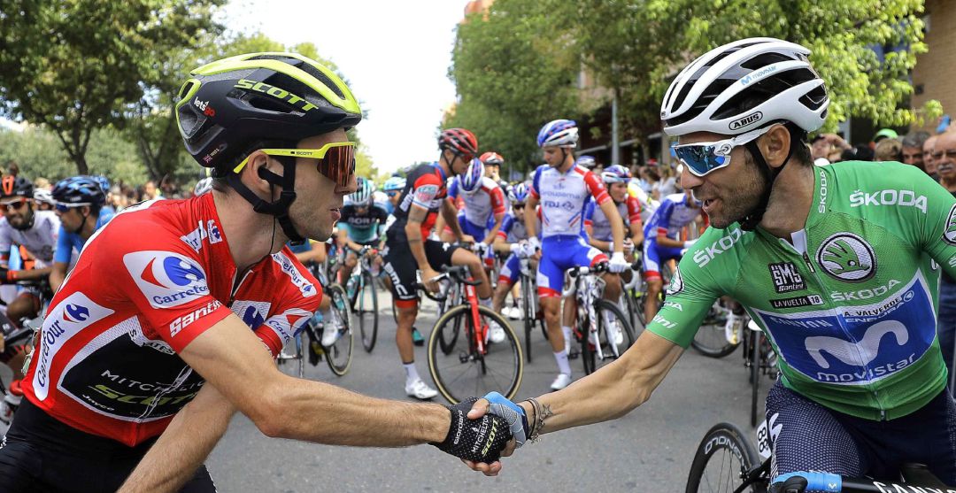 Valverde: una Vuelta18 con honores antes de buscar el maillot arcoíris Valverde: una Vuelta18 con honores antes de buscar el maillot arcoíris