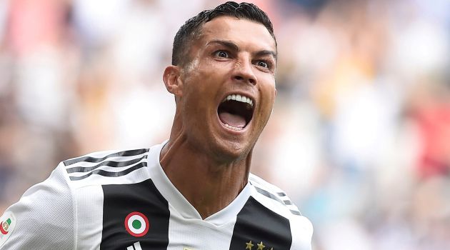 Cristiano celebra un gol con la Juventus Cristiano celebra un gol con la Juventus