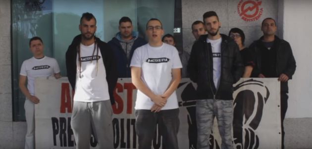 Los raperos tras declarar en la Audiencia Nacional Los raperos tras declarar en la Audiencia Nacional