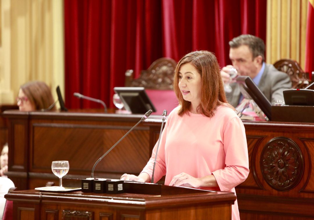Batería de anuncios de Armengol en el Debate de Política General