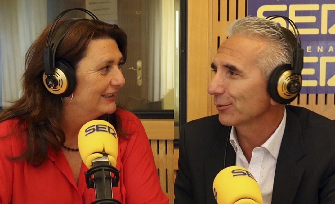Miguel Ángel Vázquez y Adelfa Calvo, en Ser Andaluces Miguel Ángel Vázquez y Adelfa Calvo, en Ser Andaluces