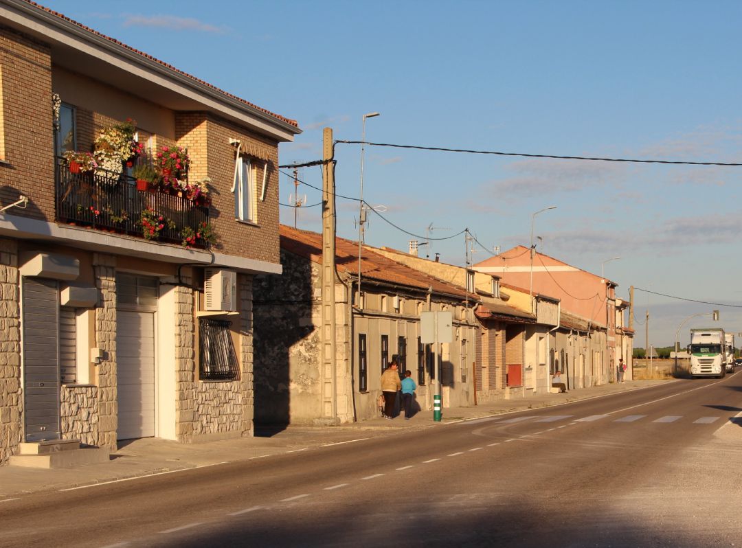 Viviendas en un pueblo de la Tierra de Pinares