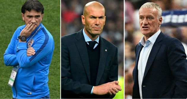 Dalic, Zidane y Deschamps eran los tres candidatos al premio 'The Best' al mejor técnico del año. Dalic, Zidane y Deschamps eran los tres candidatos al premio 'The Best' al mejor técnico del año.