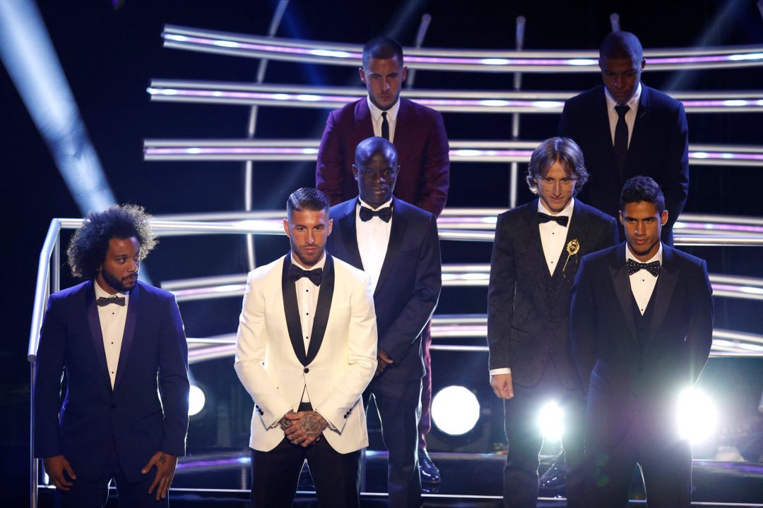 Los presentes del once ideal de la FIFA en los premios 'The Best' 2018 Los presentes del once ideal de la FIFA en los premios 'The Best' 2018