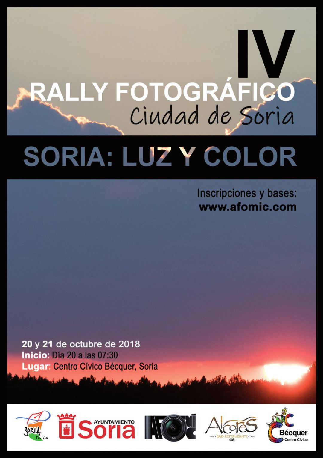 El IV Rally Fotográfico tendrá como lema "Soria: luz y color" El IV Rally Fotográfico tendrá como lema "Soria: luz y color"