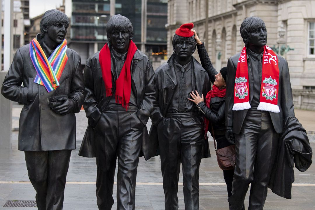 Monumento a los Beatles en Liverpool Monumento a los Beatles en Liverpool