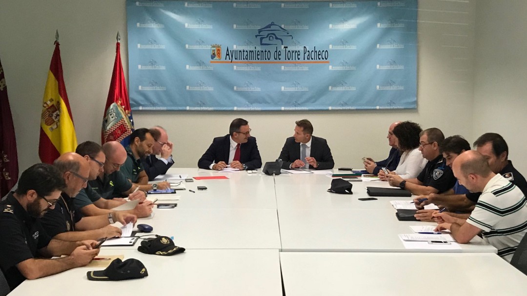 Se reduce en un 14% el número de delitos graves en el municipio de Torre Pacheco