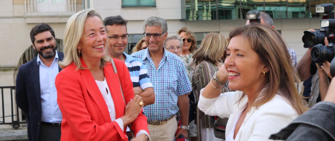 Beatriz Mato en el acto en el que anunció que se presentaba Beatriz Mato en el acto en el que anunció que se presentaba