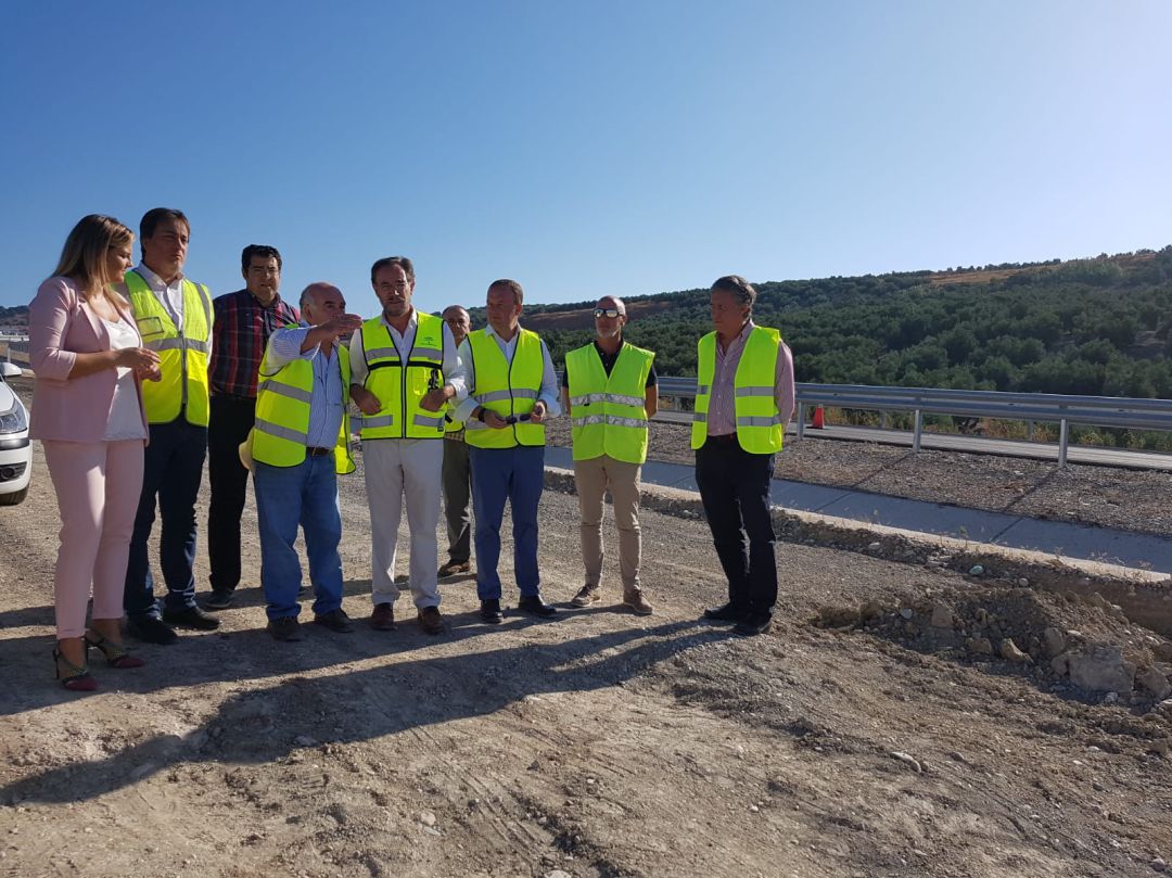 Visita a las obras de la Autovía del Olivar a su paso por Baeza. Visita a las obras de la Autovía del Olivar a su paso por Baeza.