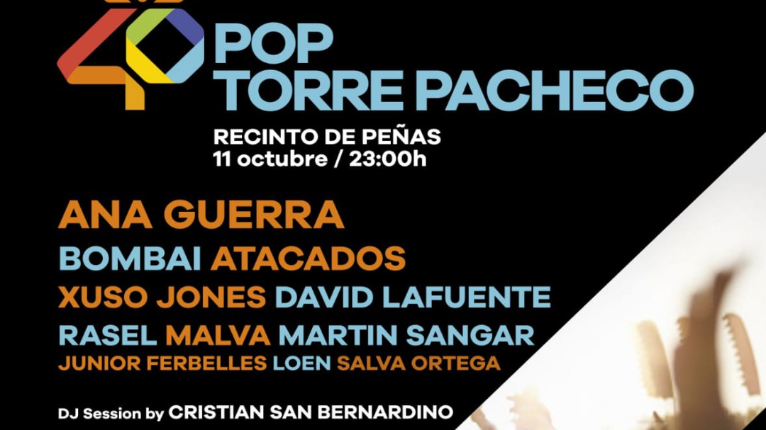 Ana Guerra, entre los artistas de LOS40 Pop Torre Pacheco