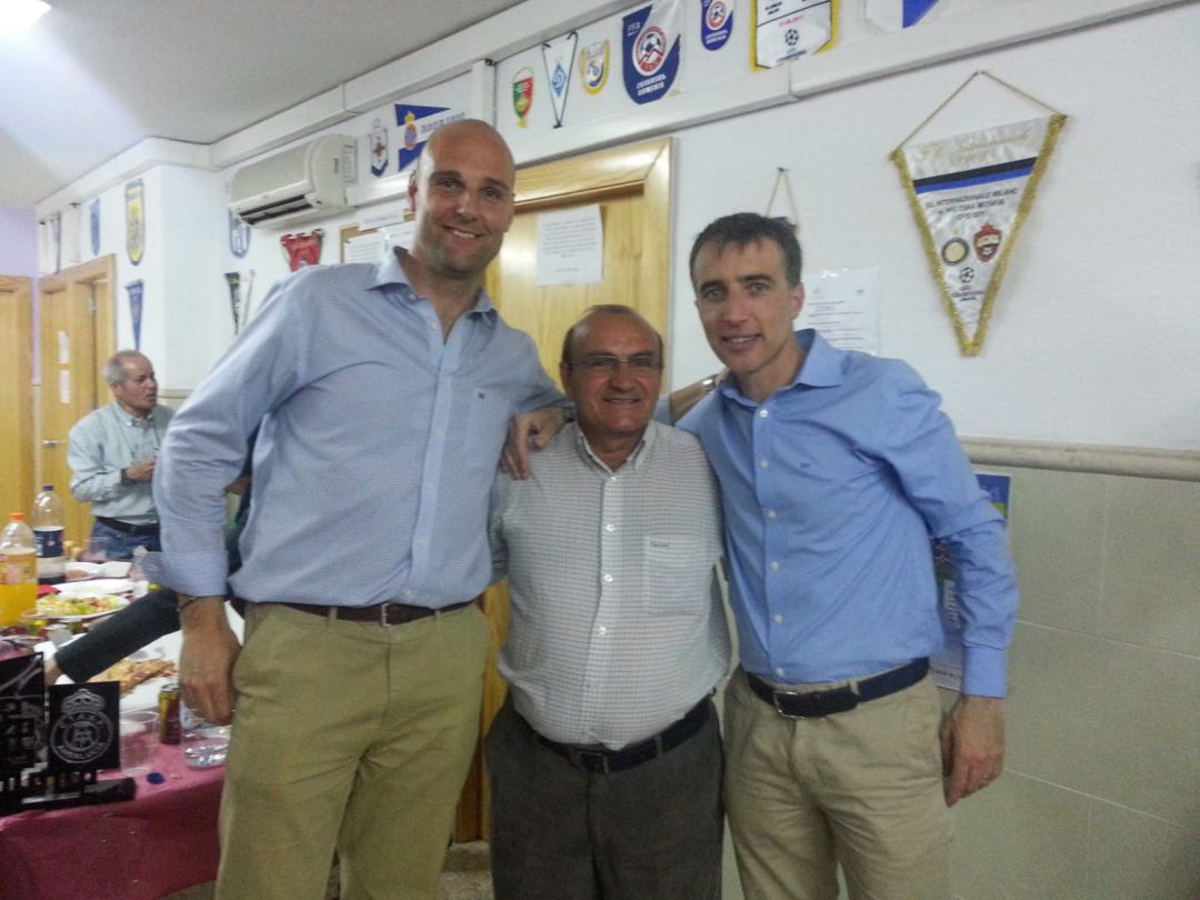 Samper, el delegado Rafael Martínez y Borbalán. Samper, el delegado Rafael Martínez y Borbalán.