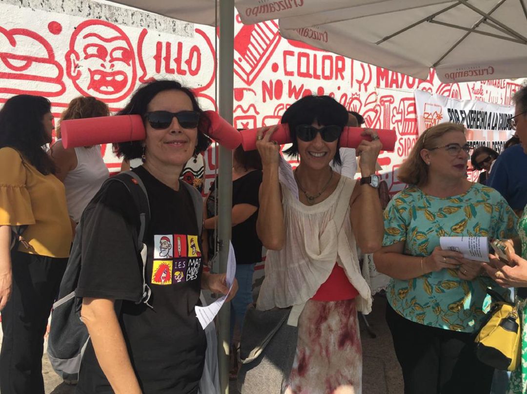 Protesta de los vecinos de la Axerquía contra el ruido Protesta de los vecinos de la Axerquía contra el ruido