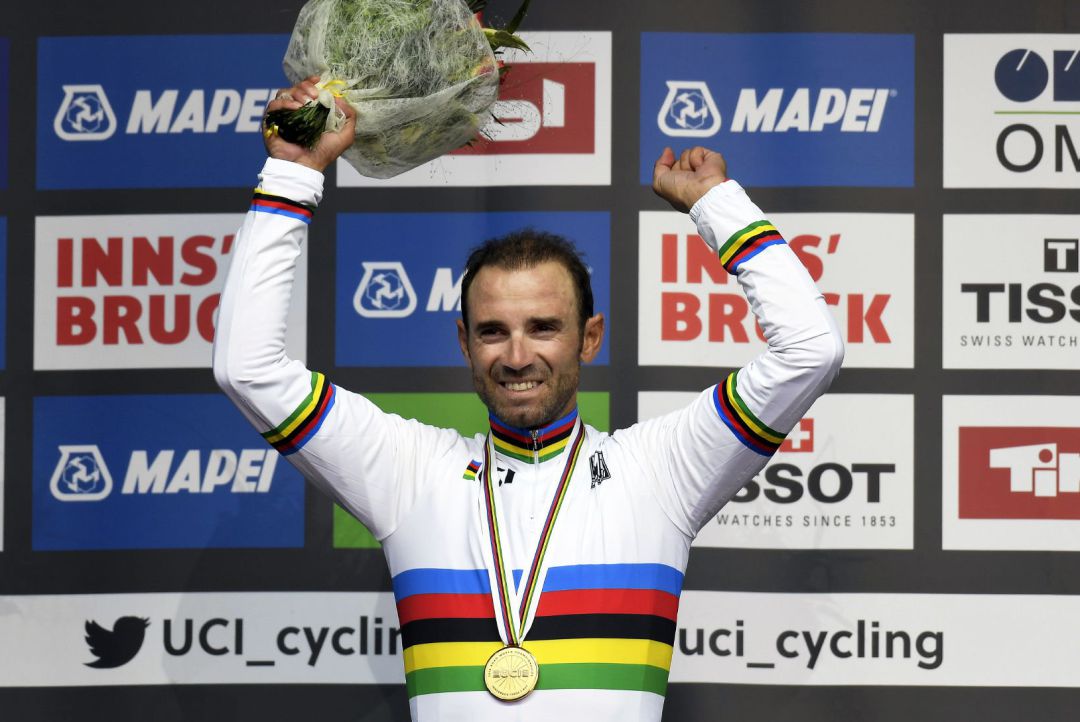 Alejandro Valverde, campeón del Mundo Alejandro Valverde, campeón del Mundo