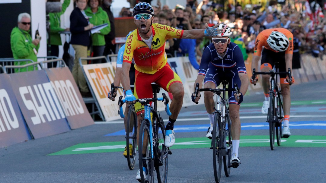 Alejandro Valverde se proclama campeón del mundo en Innsbruck