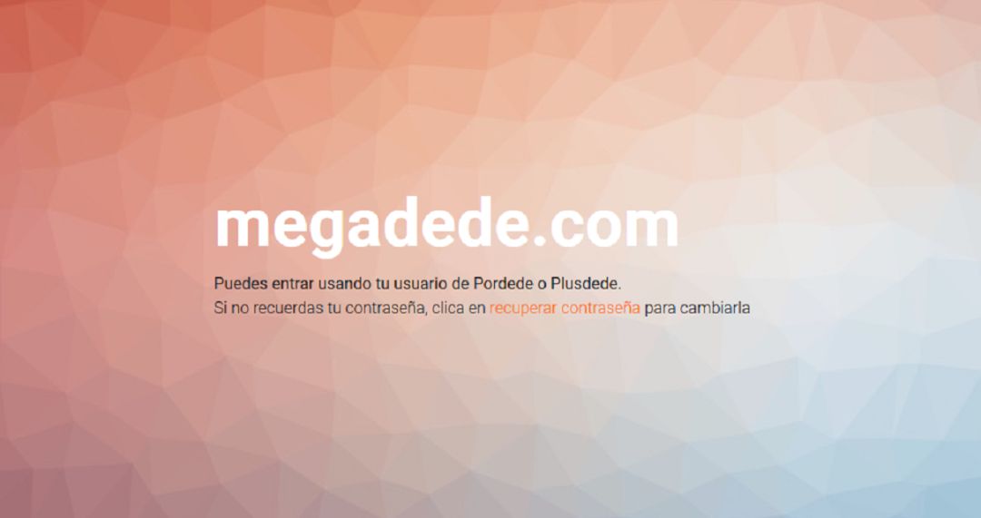 Megadede ya está disponible. Megadede ya está disponible.