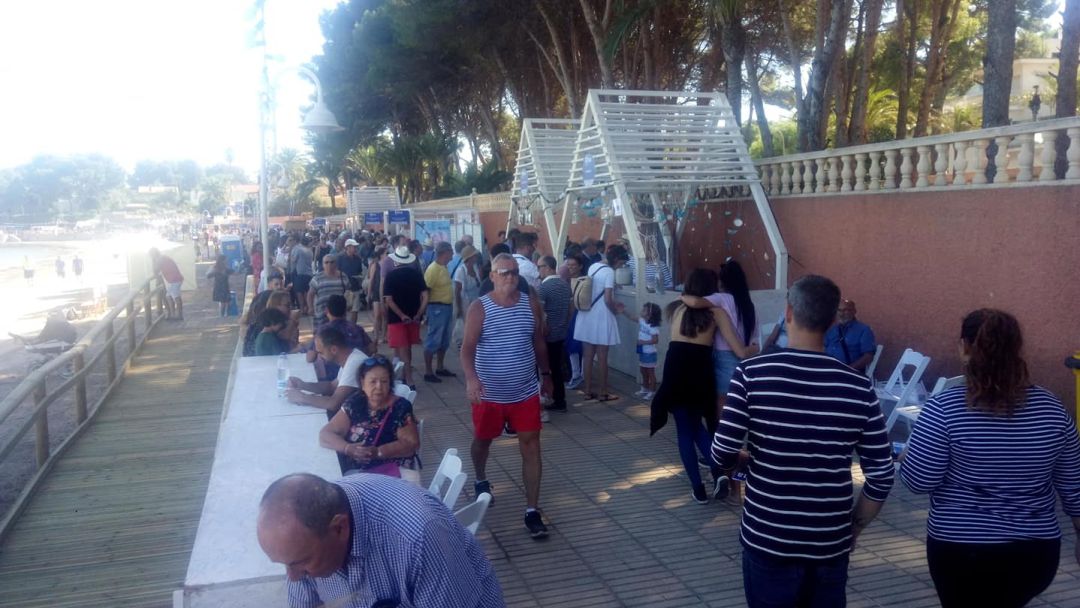 Ambiente del sábado 29 de septiembre, por la mañana. Ambiente del sábado 29 de septiembre, por la mañana.