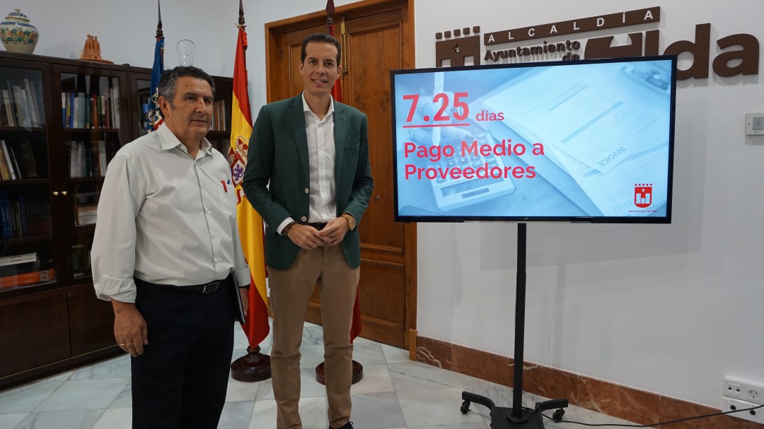 Elda consigue pagar a 7,25 días a sus proveedores
