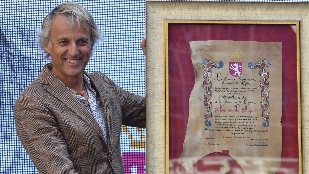 Jesús Calleja ya es de Oro en León