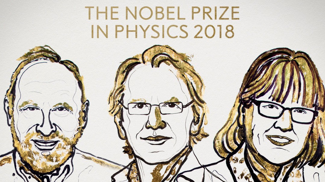 Arthur Ashkin, Gérard Mourou y Donna Strickland, premio Nobel de Física por sus invenciones en la física del láser