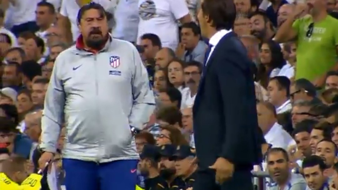La intimidante mirada del Mono Burgos a Lopetegui que no se vio en el derbi