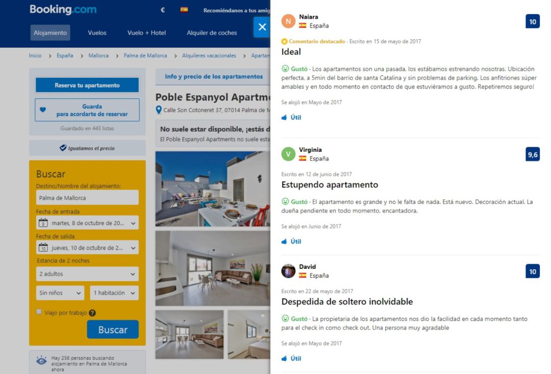 La Federación de Vecinos de Palma denuncia a 'Poble Espanyol Apartaments' por alquiler ilegal La Federación de Vecinos de Palma denuncia a 'Poble Espanyol Apartaments' por alquiler ilegal