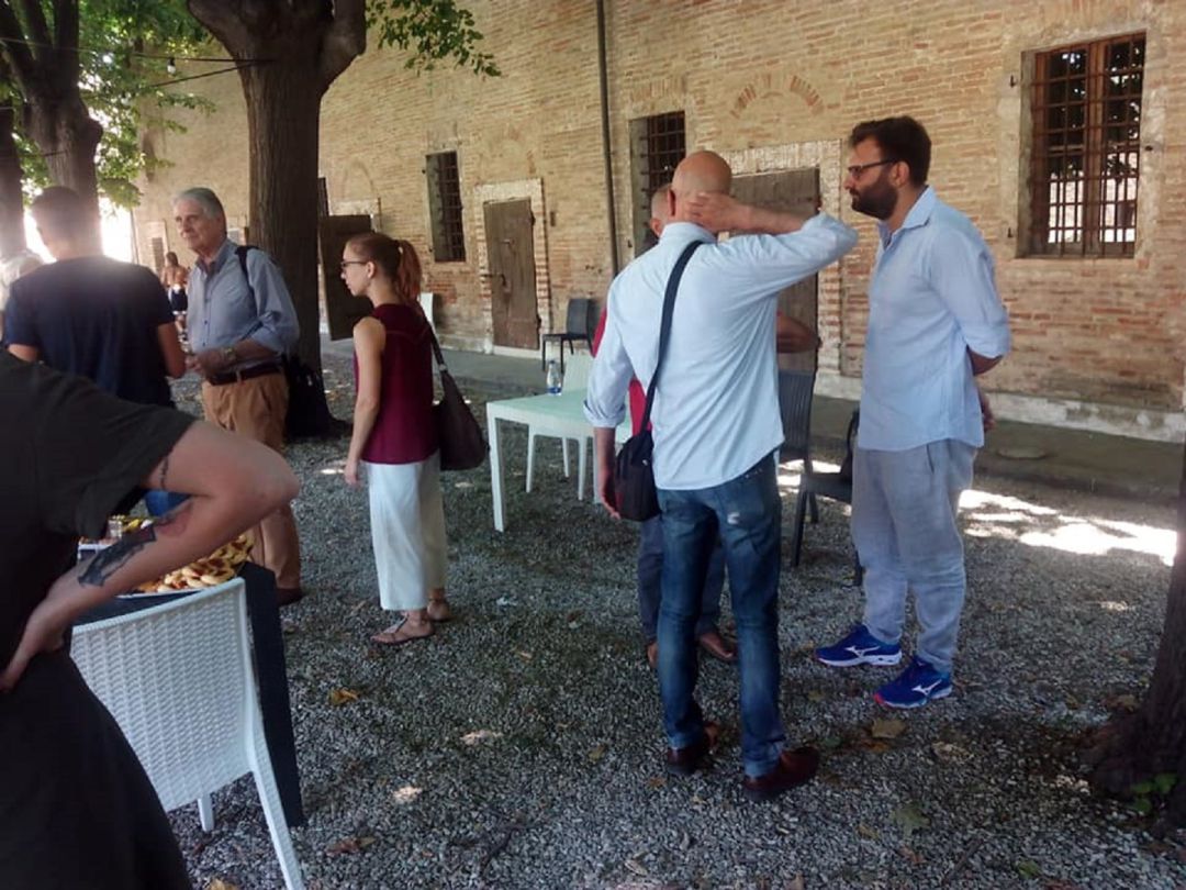 Participantes del programa Europoly, en una visita a Medina del Campo Participantes del programa Europoly, en una visita a Medina del Campo