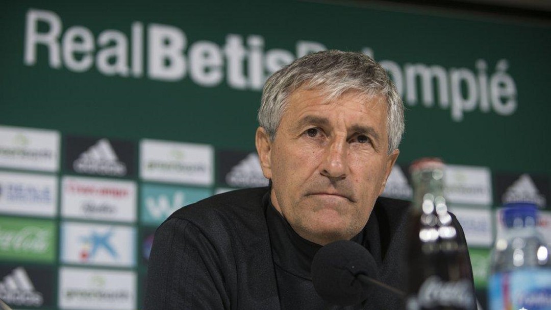 Quique Setién: La posesión es un medio para llegar a un fin, el gol