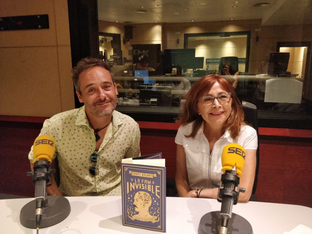 Santi Balmes amb Rosa Badia. Santi Balmes amb Rosa Badia.