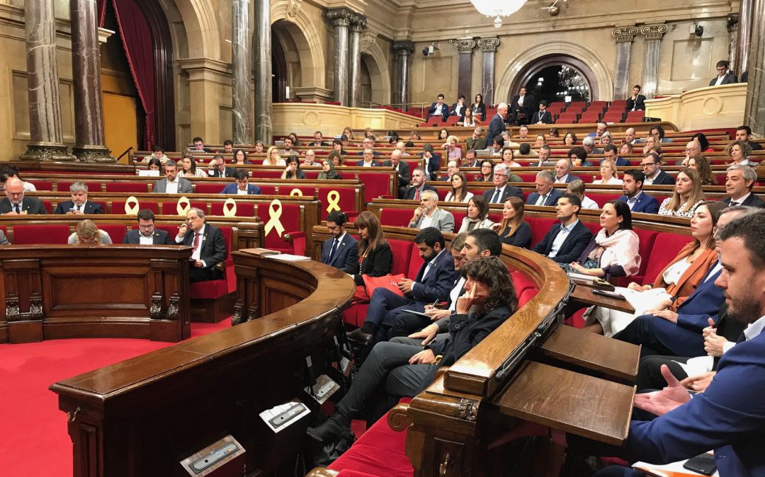 Vista del Parlament de Cataluña. Vista del Parlament de Cataluña.