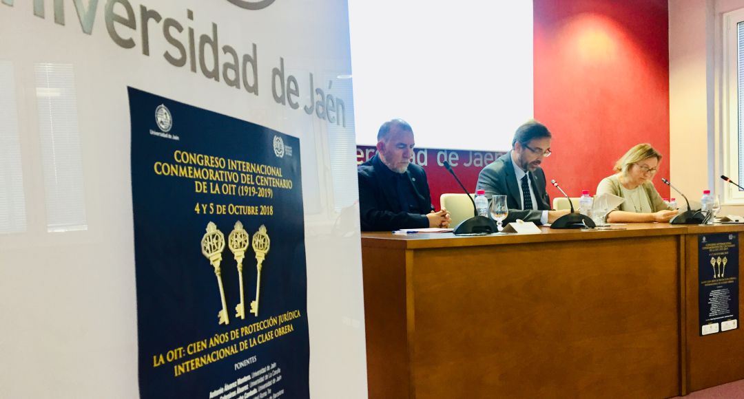 Momentos iniciales del Congreso del OIT que se celebra en la Universidad de Jaén Momentos iniciales del Congreso del OIT que se celebra en la Universidad de Jaén