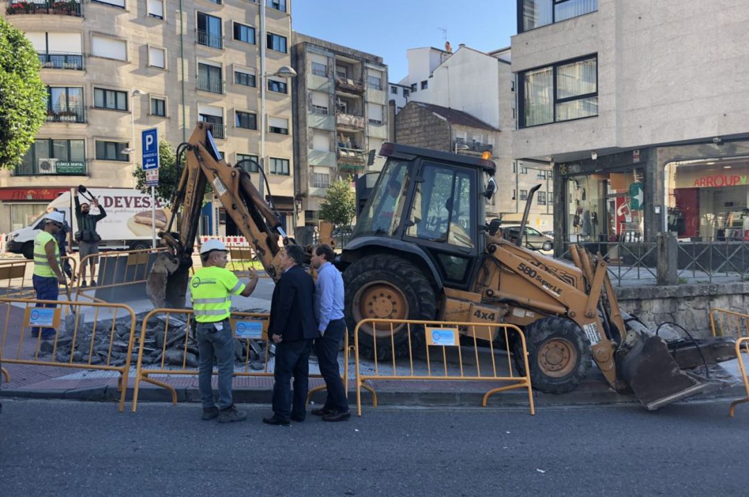 Empieza la reforma urbana de O Gorgullón Empieza la reforma urbana de O Gorgullón