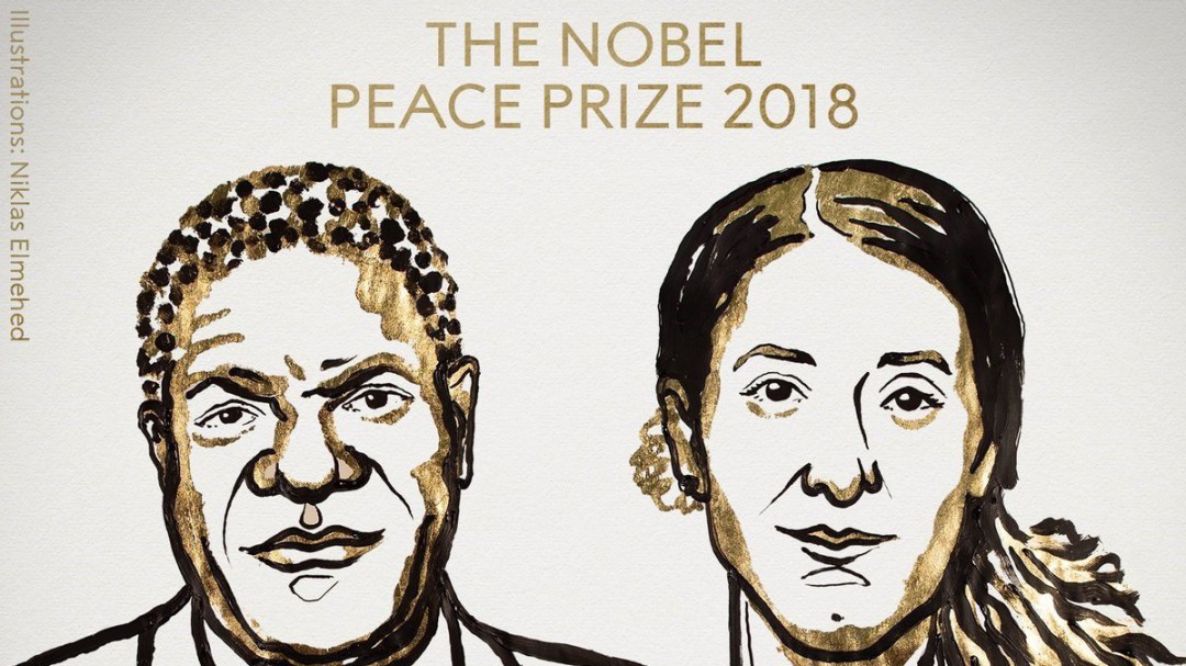 La lucha contra la violencia sexual a la mujeres, premio Nobel de la Paz