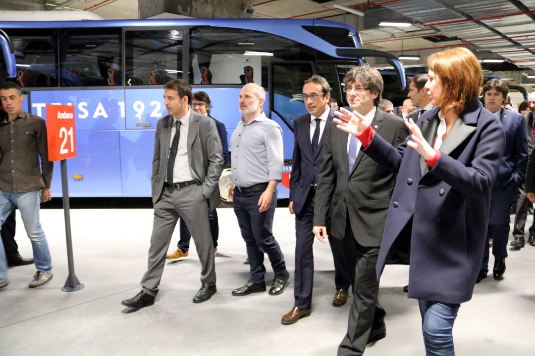 Les autoritats van inaugurar el maig de 2017 la nova estació Les autoritats van inaugurar el maig de 2017 la nova estació