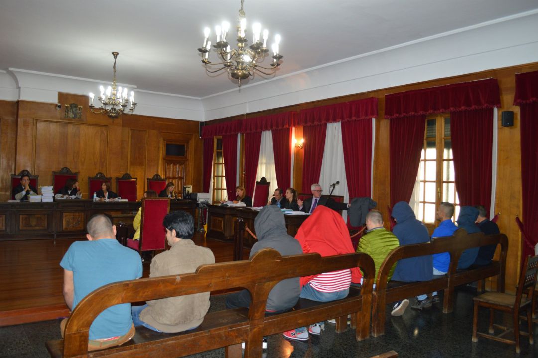 Imagen de la segunda sesión del juicio celebrado en la Audiencia provincial de Ourense Imagen de la segunda sesión del juicio celebrado en la Audiencia provincial de Ourense