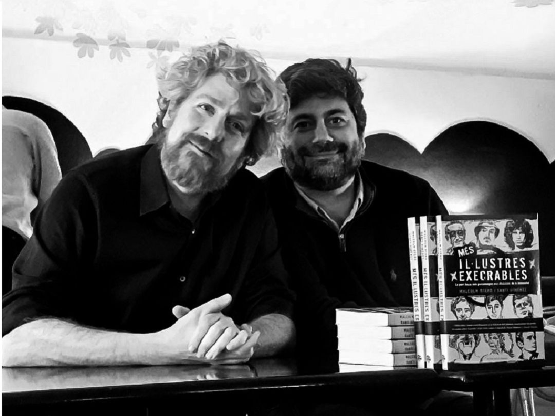 El editor Malcolm Otero y el periodista Santi Giménez publican el libro "El Club de los execrables". El editor Malcolm Otero y el periodista Santi Giménez publican el libro "El Club de los execrables".