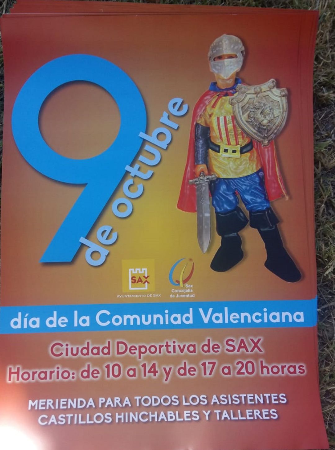 Sax celebra el día de la Comunidad Valenciana con juegos infantiles Sax celebra el día de la Comunidad Valenciana con juegos infantiles