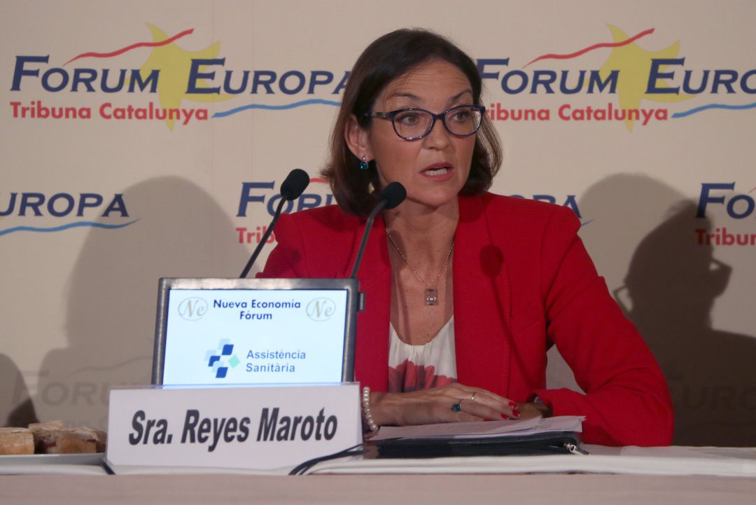La ministra de Industria, Reyes Maroto La ministra de Industria, Reyes Maroto