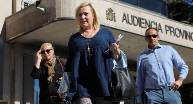 Inés Madrigal abandona la Audiencia Provincial este lunes Inés Madrigal abandona la Audiencia Provincial este lunes
