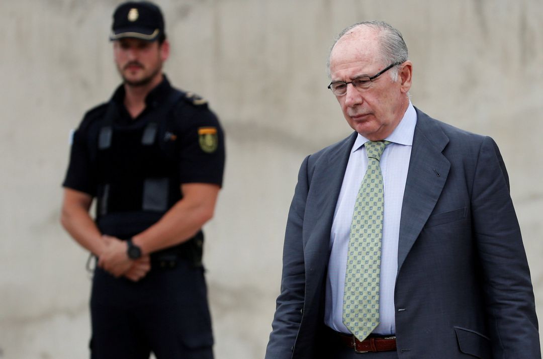 Rodrigo Rato, saliendo de la Audiencia Nacional. Rodrigo Rato, saliendo de la Audiencia Nacional.